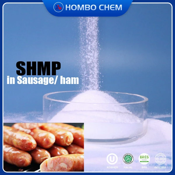 נתרן הקסמטופוספט בדרגת מזון SHMP כסוכן מחזה בנקניק וחזיר